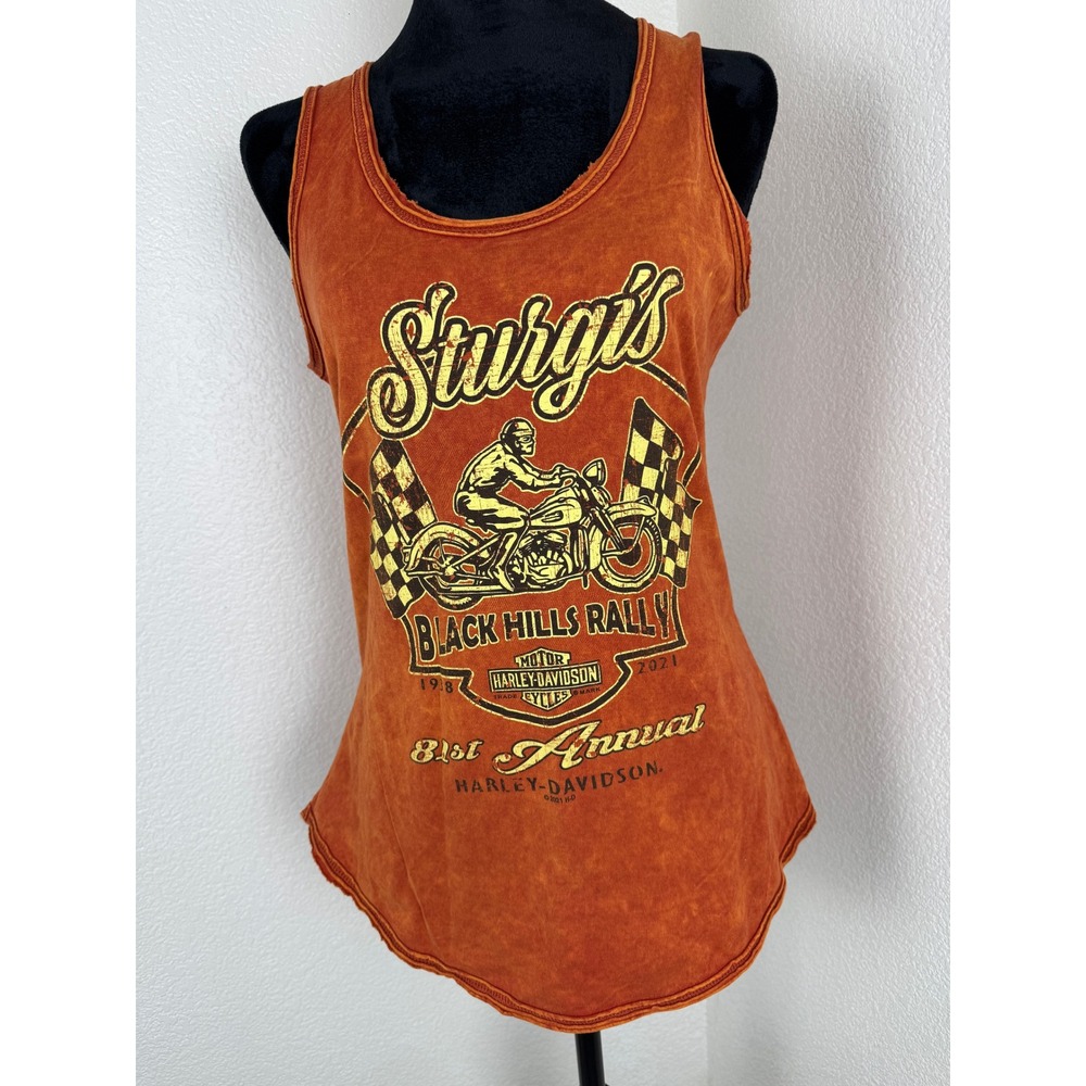 Harley Davidson Sturgis Black Hills Rally Deadwood Tank Top 2021 81st Annual